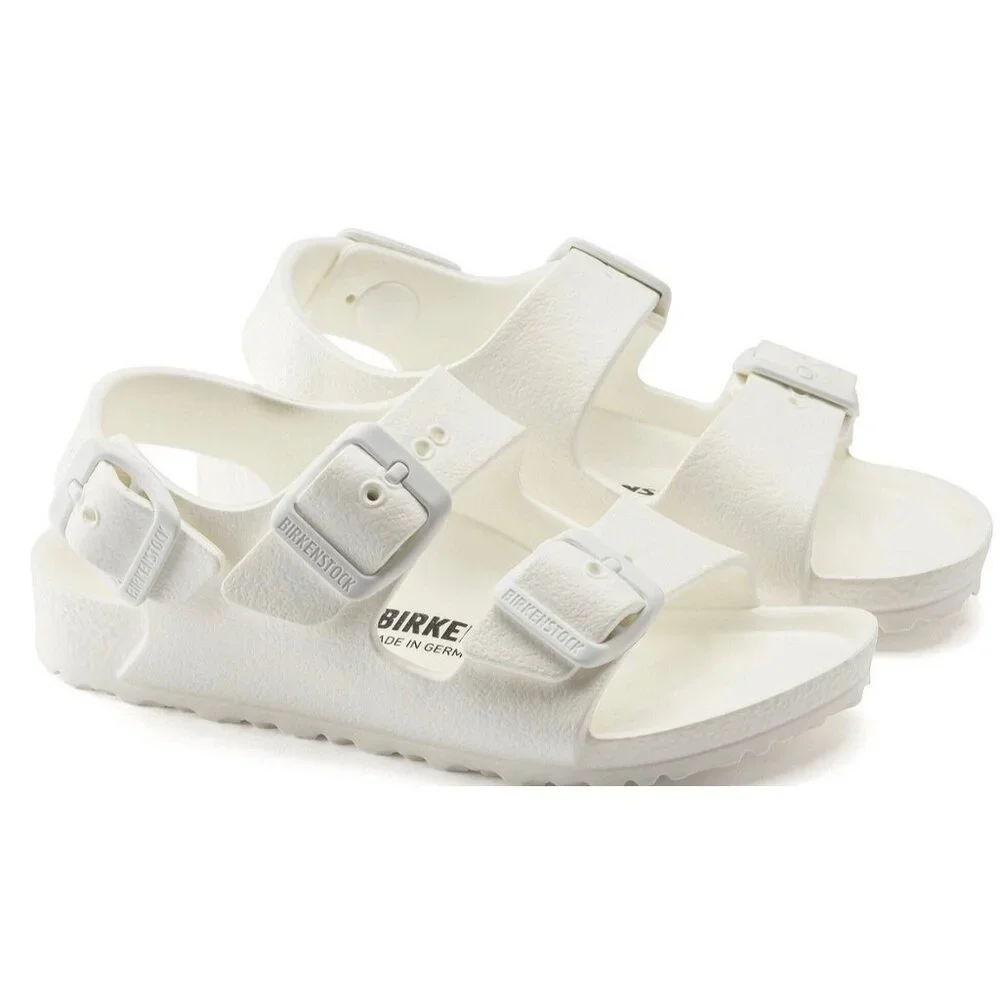Birkenstock Milano EVA Kids Sandals White EU 27 US 9-9.5 Waterproof Lightweight - Picture 11 of 16